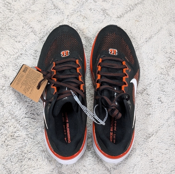 Nike Air Zoom Pegasus 41 Cincinnati Bengals Running Shoe Mens Sz 7 FZ5072-001